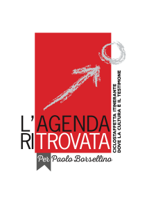 L'agenda ritrovata per Paolo Borsellino